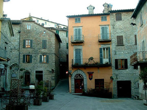 Our apartment in Piazza Fortebraccio, Montone, Italy