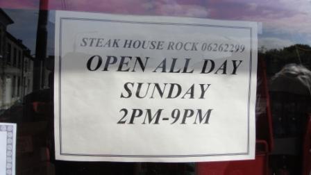Open All Day Sunday