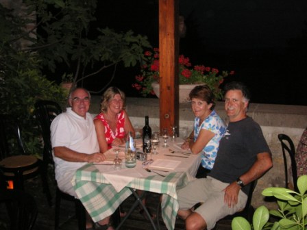 Celebrating birthdays at Taverna del Verziere in Montone