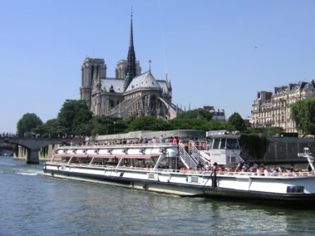 The River Seine with Notre Dame in the background