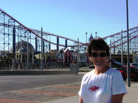 One of the amusement parks at Blackpool