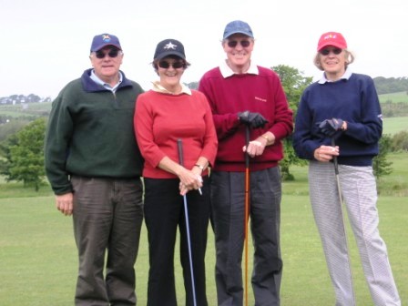 Our golfing partners, Robert & Christobel
