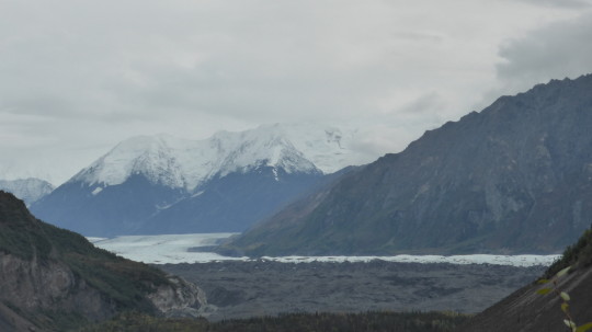 Matanuska Glacier. Photo taken from the Glenn Highway during our drive to Sheep Mountain Lodge.